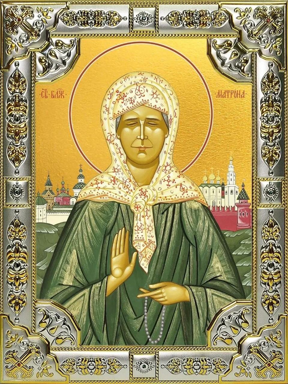 Icono de Santa Matrona de Moscú